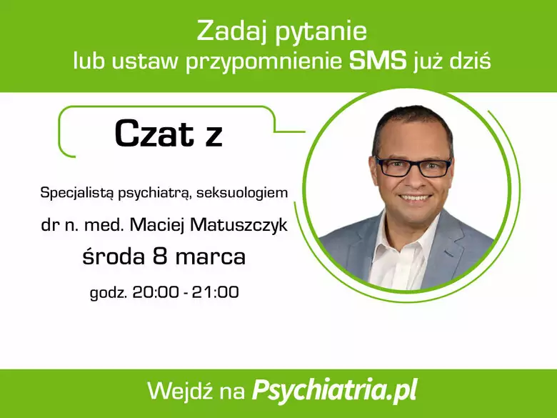 Czat z lekarzem psychiatrą 8 marca 2017