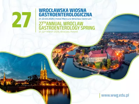 Patronat medialny nad 27. Wrocławska Wiosna Gastroenterologiczna